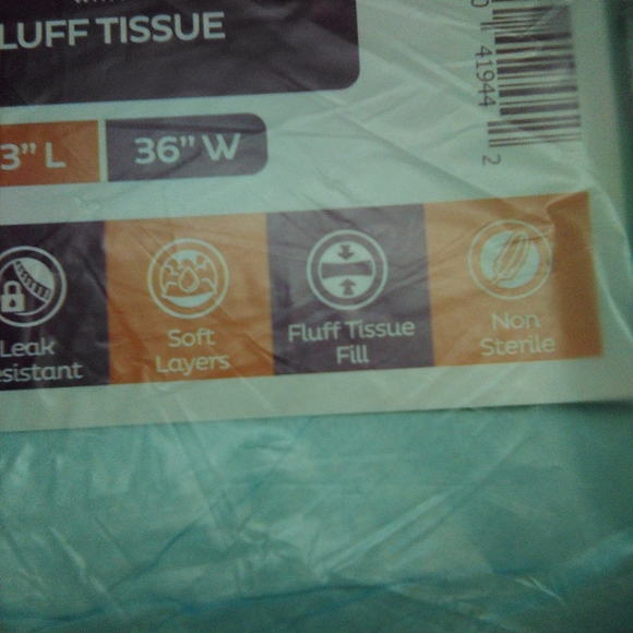 NIP StackMan Disposable Underpads (with fluff tissue) 50 pack 23" L & 36" W - Picture 7 of 13